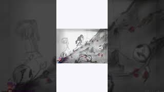 #Minimalist #painting of the path of life and friendship #shorts