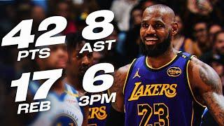 LeBron James DOMINATES vs Warriors | February 6, 2025