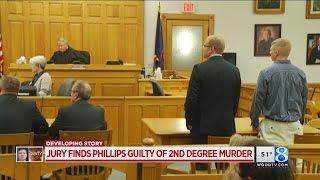 Jury finds Sean Phillips guilty of second-degree murder