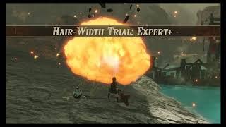 Hyrule Warriors - Hair Width Trial Expert+ speedrun in 1:11 on Easy (WR)