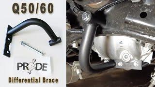 Pride Auto INFINITI Q50/Q60 RWD & AWD Rear Differential Brace + Install