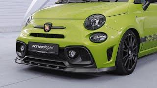 Front Splitter for Abarth 595 FaceliftㅣCSL487ㅣ@csr-automotive