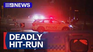 Manhunt underway after deadly alleged hit and run in Adelaide | 9 News Australia