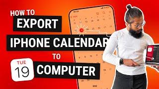 How to Transfer Calendar from iPhone to PC (Tutorial)