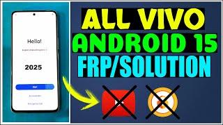  All Vivo Android 15 FRP Lock Solution! | Vivo FRP Unlock Without PC 2025 