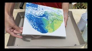 Trying Paint Pouring For the first time!!!