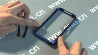 DEFF Cleave Aluminum case for Apple iPhone 4 and 4S bumper style review & installation