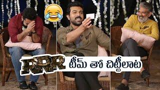 Anil Ravipudi Fun Game With RRR Team | Ram Charan | NTR | Rajamouli | Manastars