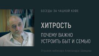 Хитрость. Почему важно устроить быт и семью | Александр Шевцов