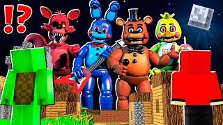 Why Fnaf Animatronics BECAME TITAN and ATTACK JJ and MIKEY at 3am ? - in Minecraft Maizen