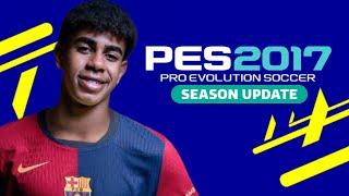 PES 2017 BEST PATCH 2024 | أقوى باتش تحويل بيس 2017 الى بيس 2024 بمميزات أسطورية