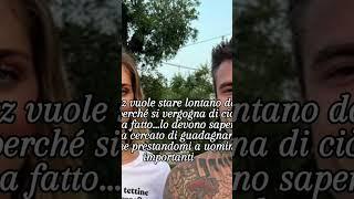 PARLA CHIARA FERRAGNI; FEDEZ VUOLE STARE LONTANO DAI SOCIAL PER VERGOGNA..VOLEVA VENDERMI A UOMINI .