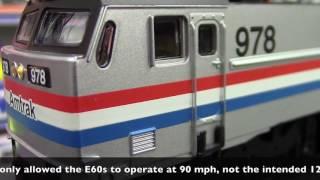 Bachmann #65507 Amtrak Phase III #978 E60CP DCC Equipped