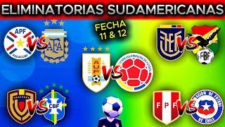 ANÁLISIS y PREDICCIÓN FECHA 11 y 12 de las Eliminatorias Sudamericanas Mundial 2026