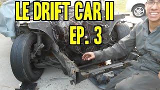 Project 240 - Le Drift Car II | Ep. 3 - Cutting the Front & Stitch Welding