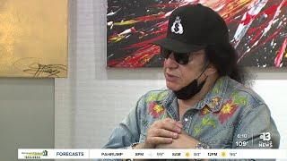 Gene Simmons opening art show in Las Vegas