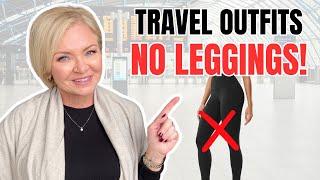 7 Comfortable Travel Outfits Without Leggings! For Women over 50