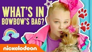 BowBow's Tricks + What's in BowBow's Doggie Bag  JoJo Siwa | #NickStarsIRL