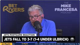 Another Jets Debacle: NY Manhandled by Cardinals, 31-6 - Mike Francesa Instant Reaction