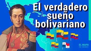 HISTORIA de la GRAN COLOMBIA [Rep. de COLOMBIA] en 12 minutos  - El Mapa de Sebas