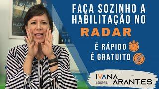 Ivana Arantes | Habilitação no RADAR é rápida e gratuita!