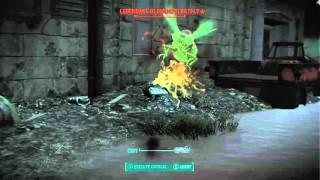 Fallout 4 Legendary Glowing Bloatfly!