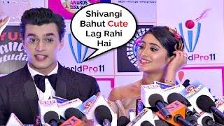 Mohsin Khan And Shivangi Joshi Together At Tiifa Awards 2019