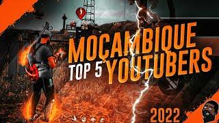 TOP 5 MAIORES YOUTUBERS DE MOÇAMBIQUE FREE FIRE 2022 (SSA,MZ,AO,CV)