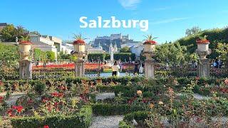 [4K]Walking tour of Salzburg, Austria: The Royal City of Mozart & The sound of music.  2023