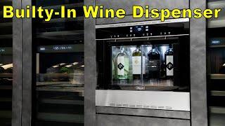 Fill Your Glass To Your Liking With Dacor’s Builty In Wine Dispenser