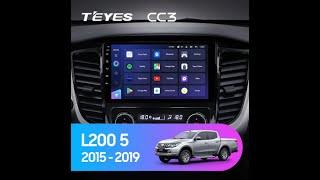 TEYES CC3 Mitsubishi L200 5 (2015-2019) Installation