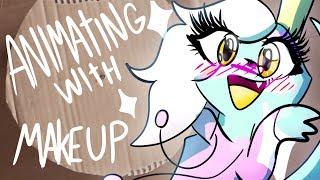 MAKE UP ANIMATION MEME - Animating With... (Konnichiwa Kawaii Meme) 