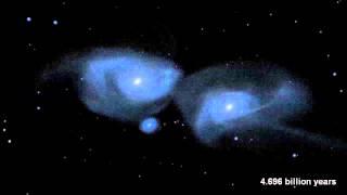 Milky Way and Andromeda Galaxies Collision Simulated | Video