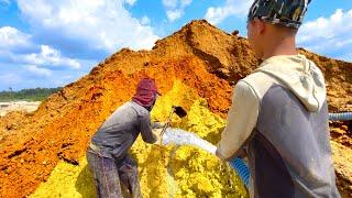 SEKALI SEUMUR HIDUP, DAPATKAN EMAS DI PASIR BATU DI KAMPUNG LADANG,GOLD MINING IN SAND VERY GOOD JOB