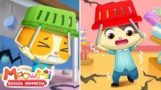 Lagu Keselamatan Gempa Bumi | Keamanan untuk Anak | Lagu Anak | MeowMi Family Show Bahasa Indonesia