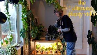 looong plant vlog 🪴 plant styling, potting all my props, & let's go plant supply shopping