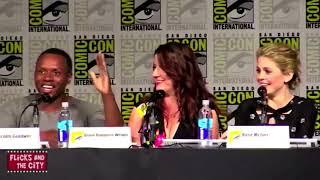 Malcolm Does His Best Rose McIver Impression at SDCC