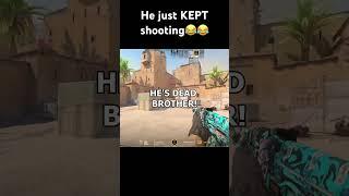 He just KEPT shooting#counterstrike #csgo #shorts