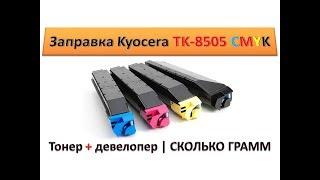 Refilling the Kyocera TK-8505 cartridge | how and how to refill Kyocera 4550 \ 4551 | 5550 \ 5551