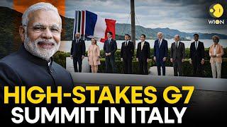 G7 Summit 2024 Italy LIVE: Italy PM Giorgia Meloni welcomes G7 leaders | Italy LIVE | WION LIVE