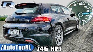 745HP VW Scirocco R 2.0 TSI | ACCELERATION SOUND & 1/2 MILE by AutoTopNL