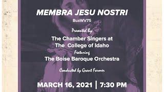 Buxtehude's "Membra Jesu Nostri" performed by The Chamber Singers and Boise Baroque Orchestra