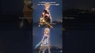 Lumine and Aether's Differences in 4.7 Archon Quest#dainsleif #arlecchino #sigewinne