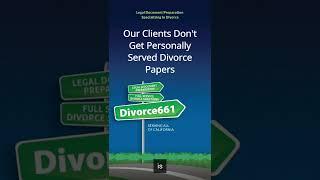 Our Clients Don’t Get Personally Served Divorce Papers #shorts #divorce #divorce661