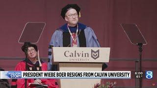 Calvin University president leaving over ‘inappropriate’ messages