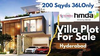 Gated Community Villas For Sale In Hyderabad | Villa Plot For Sale In Hyderabad |HMDA Plot For Sale