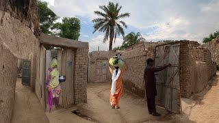 Very Old culture and Life style Punjab | A mud house village which streets are just 2 feet wide 