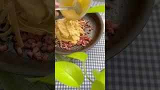 The taste of Carbonara #shorts #youtubeshorts #pasta #cooking