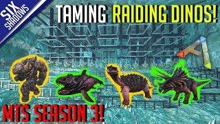 TAMING AND BREEDING RAIDING DINOS! | MTS 4-Man PvP Servers! - Ark: Survival Evolved