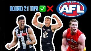 My Round 21 Tips 2024